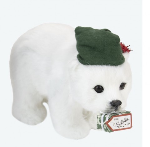 NEW!! - Byers Choice Polar Bear w/Gift